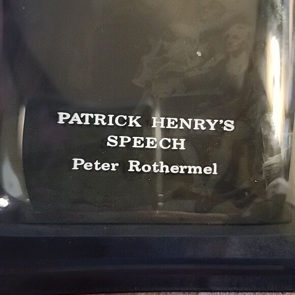 Vintage Ashtray Patrick Henry's Speech Royster Hess Peter Rothermel Houze USA - Picture 3 of 8